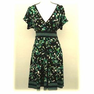 Women's Apt. 9 Geometric Pattern Midi Dress